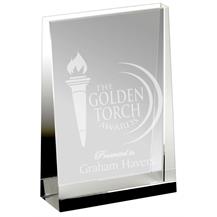 Guardian Crystal Wedge Trophy Award KK002