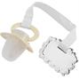 Child's Pacifier / Dummy with Silver Plated Clip thumbnail