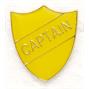 Yellow School Captain Shield Badges thumbnail