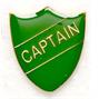 Green School Captain Shield Badges thumbnail