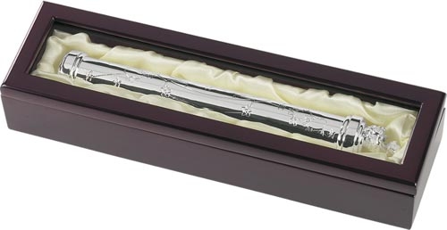 Birth Certificate Holder - Silver Plated