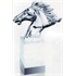 Hand Sculptured Crystal Designer Faming Horse