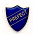 Blue School Prefect Shield Badges