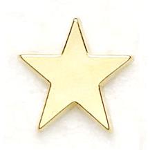 16mm Metal Star Badges