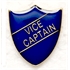 Blue School Vice Captain Shield Badges