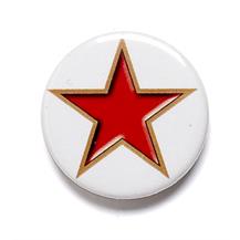Red Star Pin Badges