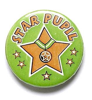 Star Pupil Pin Badge