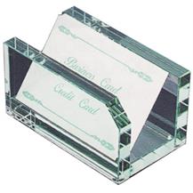 Jade Glass Card Holder
