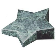 Green Marble Star Paperweight