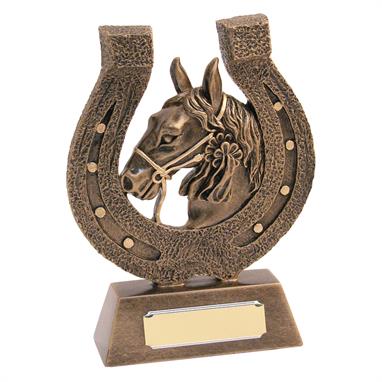 Horse Head & Shoe Trophy