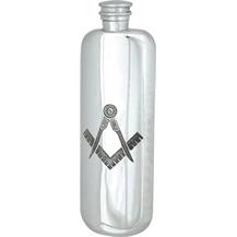 Masonic Top Pocket Flask without 'G' - 3oz