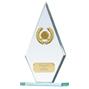 JC005BQ Jade Glass Peak Pointer Award Trophy thumbnail