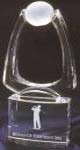 Exquisite Optical Crystal Golf Award