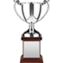 Endurance Nickel Plated Cup Mounted on Large Wooden Base