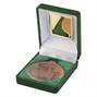JR37-TY63C Green Velvet Box+Bronze Hurling Medal Trophy  thumbnail
