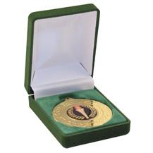 MB3007GN Deluxe Green Medal Box (40/50mm Recess) 