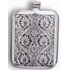 Victorian Leaves Pewter Flask