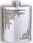 Gothic Pewter Flask