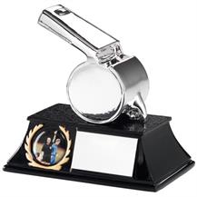 Silver Metallic Whistle Trophy JR1-RF701