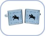 'Equine 'Trot-Gallop-Canter-Hack' Cufflinks