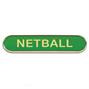 SB054G BarBadge Netball Green (N) thumbnail