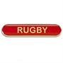 SB052R BarBadge Rugby Red (N) thumbnail