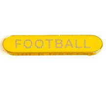 SB051Y BarBadge Football Yellow (N)