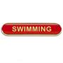 SB050R BarBadge Swimming Red (N) thumbnail
