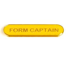 SB035Y BarBadge Form Captain Yellow