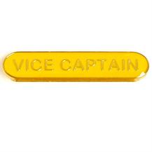 SB033Y BarBadge Vice Captain Yellow