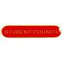 SB022R BarBadge Student Council Red thumbnail