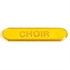 SB023Y BarBadge Choir Yellow