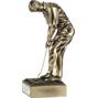 Golf Figure with Light Bronze Finish thumbnail