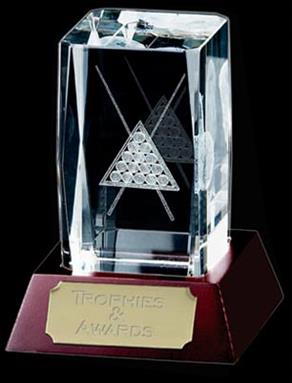 Optical Crystal Snooker Award