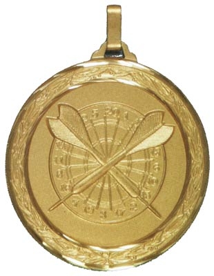 Faceted Darts Medal