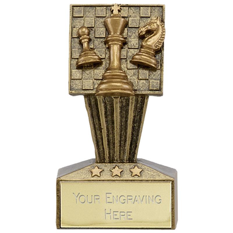 7.5cm Mini Chess Star Trophy Award A1733
