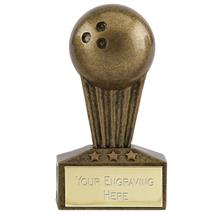 Resin Supernova Ten Pin Bowling Trophies 10 Pin Awards 3 sizes FREE Engraving 