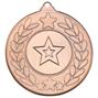 M18BZ Bronze Star Wreath 50mm Medal thumbnail