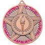 M56BZ Pink Glitter Star Medal thumbnail