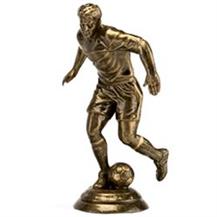 FG726B Football Figure Trophy on Marble Base