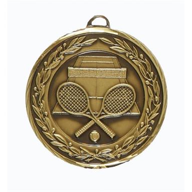 9621 50mm Tennis Medal Bronze