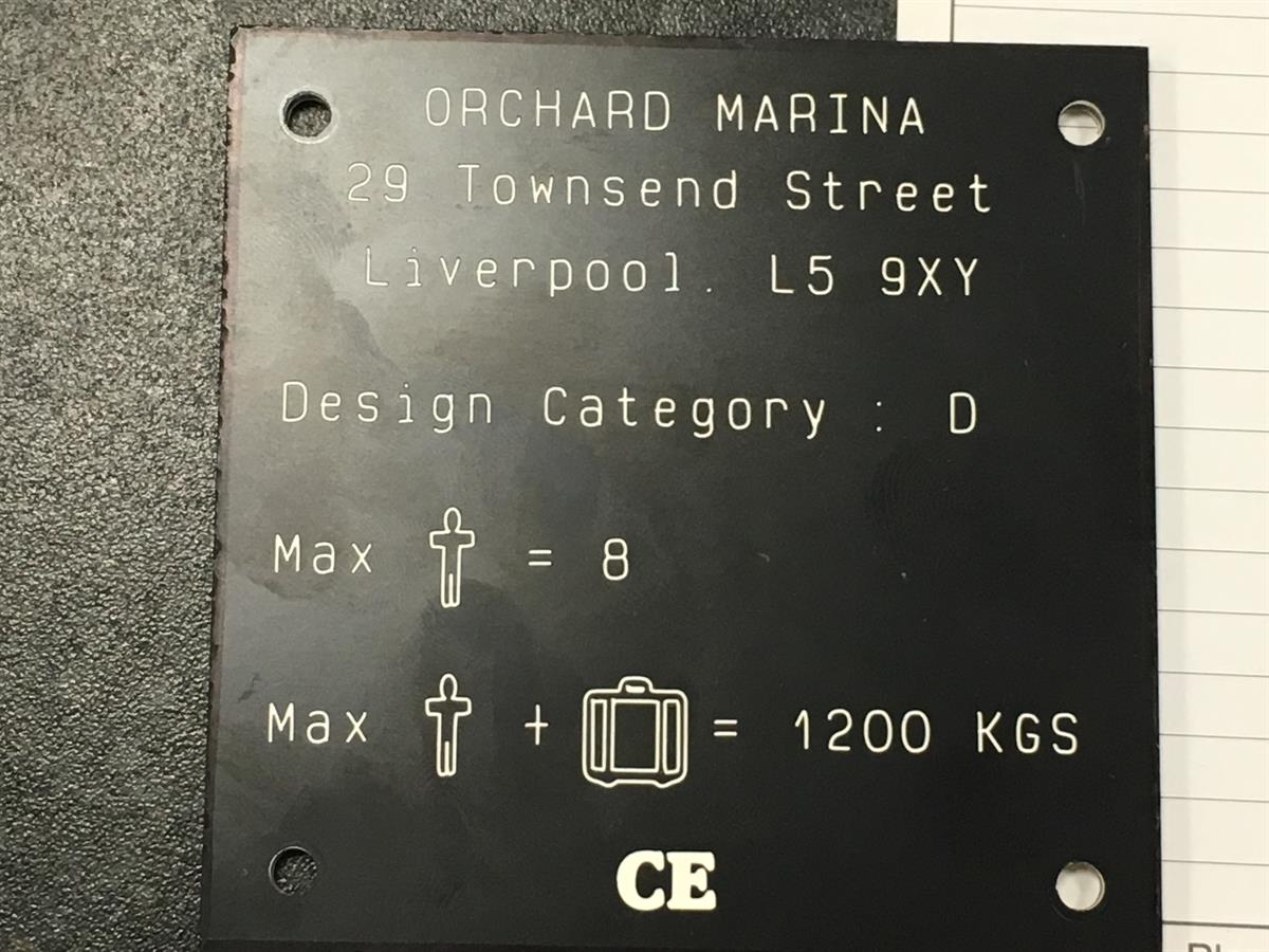 Rigid Laminate Technical Plaque