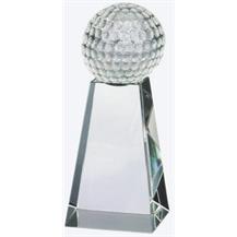 Optical Crystal Golf Ball with Tall Base