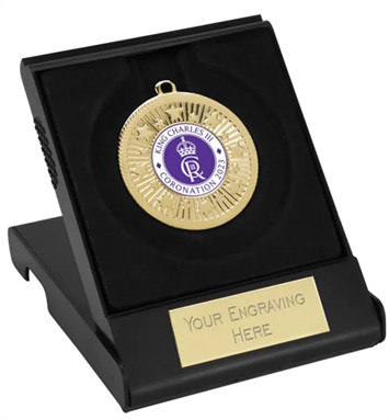 King Charles Coronation Medal in Box AM1169B-V590A