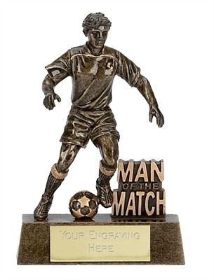 Man of the Match Football Trophy A875