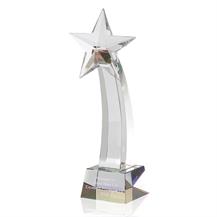 10 inch (25.4cm) Superb Optical Crystal Star Award