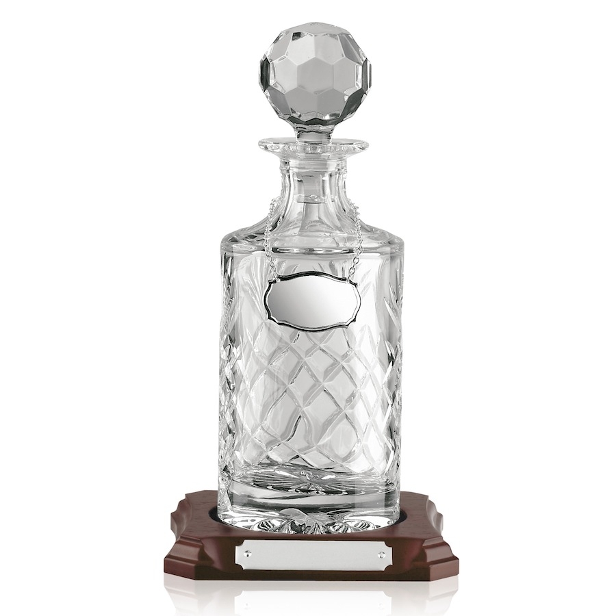 Round Handcut Crystal Decanter