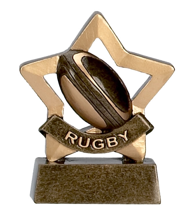 Rugby Mini Star Trophy Award - A959