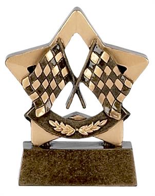 Chequered Flag Mini Star Award - A977