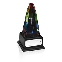 AC94B - 11.25inch Optical Crystal Golf Award